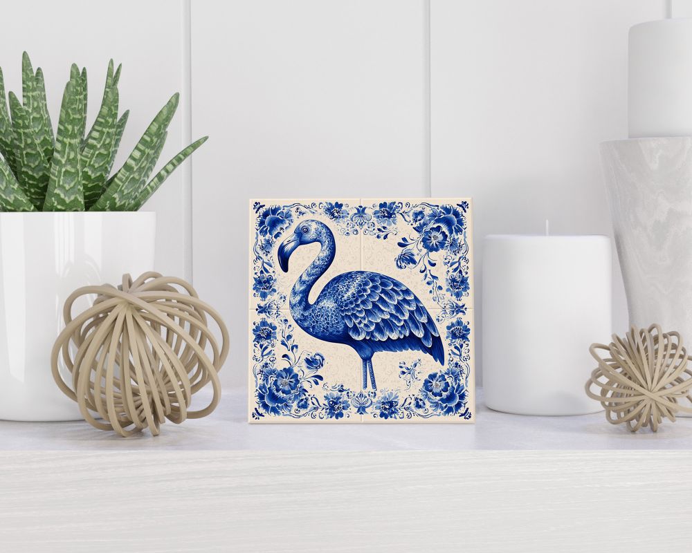 Tegel 15X15 Cm Met Delfts Blauw Cadeau Decoratie | Tegeltjes Met Tekst | Tegeltjes Met Spreuken | Collega | Oma | Opa | Pensioen | Mama | Papa | Vriend Tegel 15x15 cm Delfts blauw
