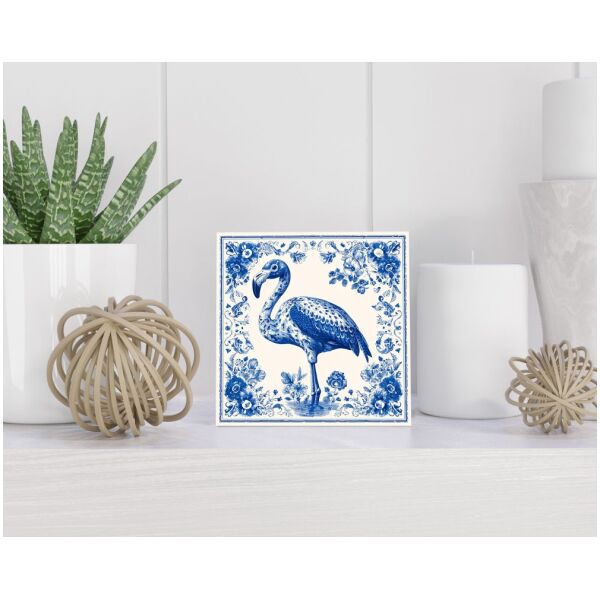 Tegel 15X15 Cm Met Delfts Blauw Cadeau Decoratie | Tegeltjes Met Tekst | Tegeltjes Met Spreuken | Collega | Oma | Opa | Pensioen | Mama | Papa | Vriend Tegel 15x15 cm Delfts blauw