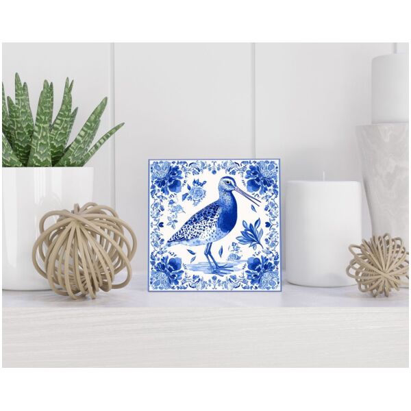 Tegel 15x15 cm Delfts blauw