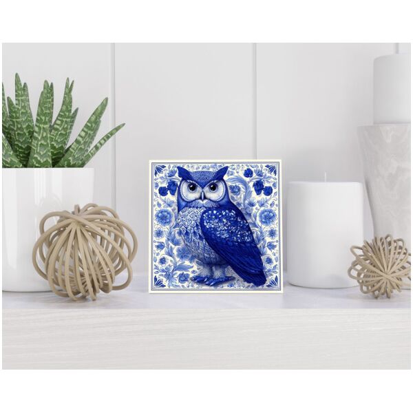 Tegel 15x15 cm Delfts blauw