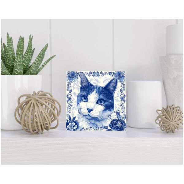 Tegel 15x15 cm Delfts blauw