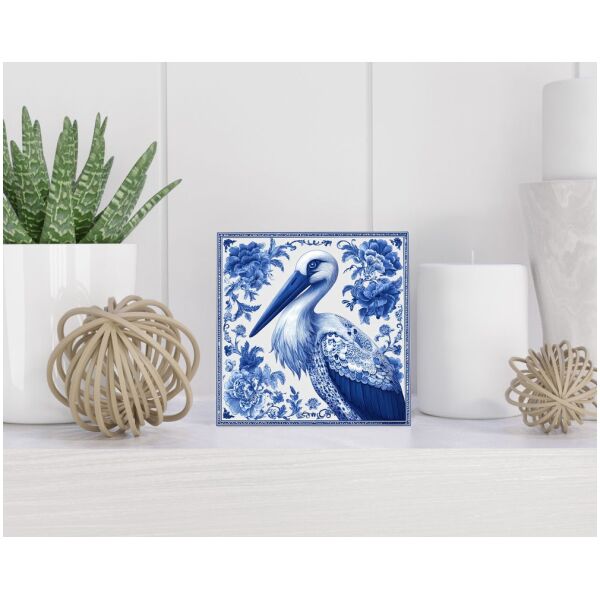 Tegel 15x15 cm Delfts blauw