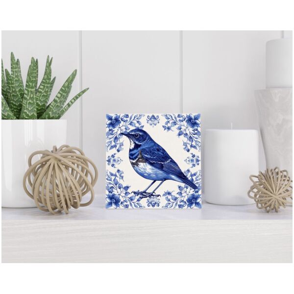 Tegel 15x15 cm Delfts blauw