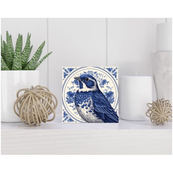 Tegel 15x15 cm Delfts blauw