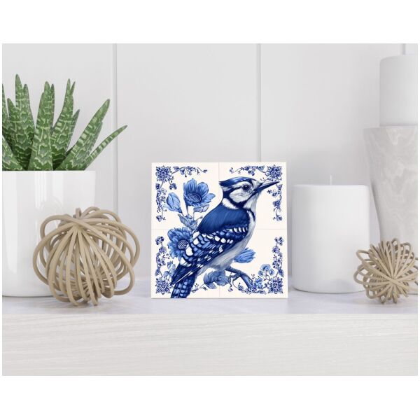 Tegel 15x15 cm Delfts blauw