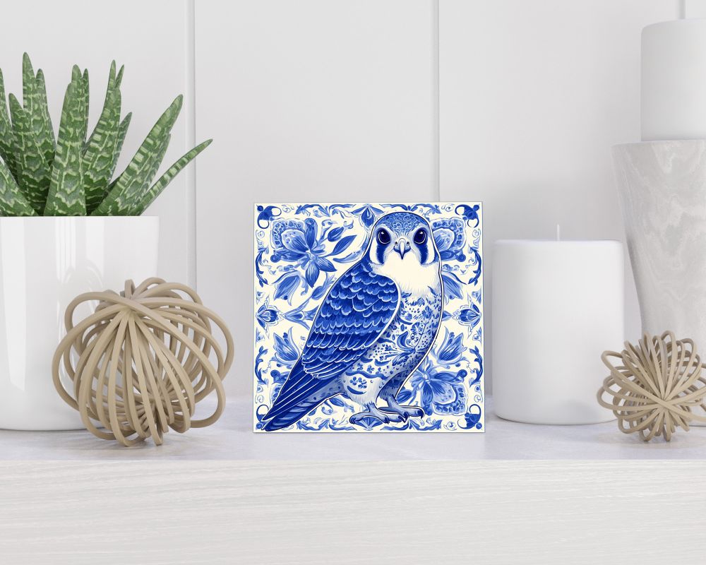 Tegel 15X15 Cm Met Delfts Blauw Cadeau Decoratie | Tegeltjes Met Tekst | Tegeltjes Met Spreuken | Collega | Oma | Opa | Pensioen | Mama | Papa | Vriend Tegel 15x15 cm Delfts blauw