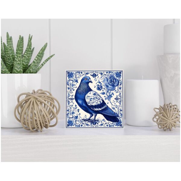 Tegel 15x15 cm Delfts blauw