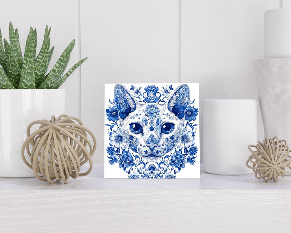 Tegel 15X15 Cm Met Delfts Blauw Cadeau Decoratie | Tegeltjes Met Tekst | Tegeltjes Met Spreuken | Collega | Oma | Opa | Pensioen | Mama | Papa | Vriend Tegel 15x15 cm Delfts blauw