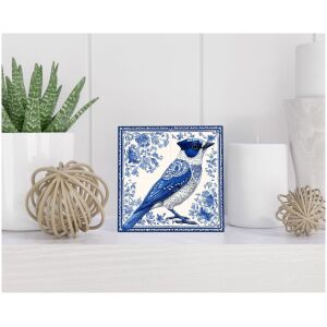 Tegel 15x15 cm Delfts blauw