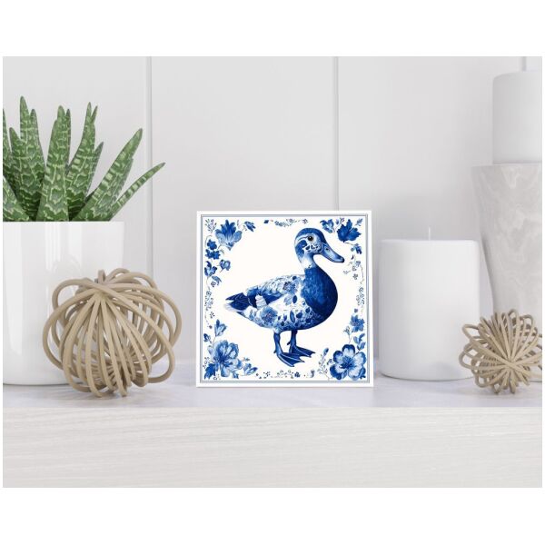 Tegel 15x15 cm Delfts blauw