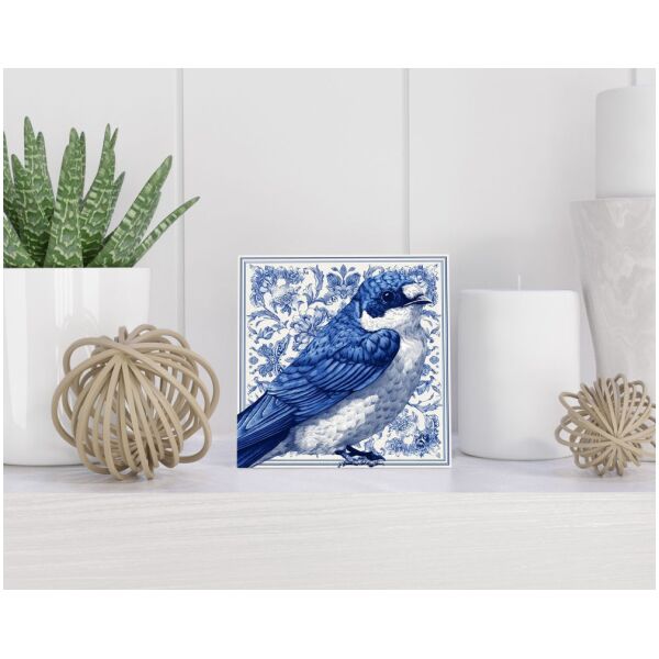 Tegel 15x15 cm Delfts blauw