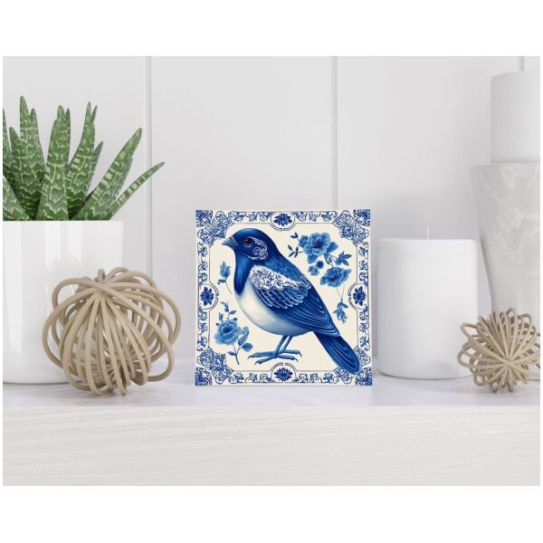 Tegel 15x15 cm Delfts blauw