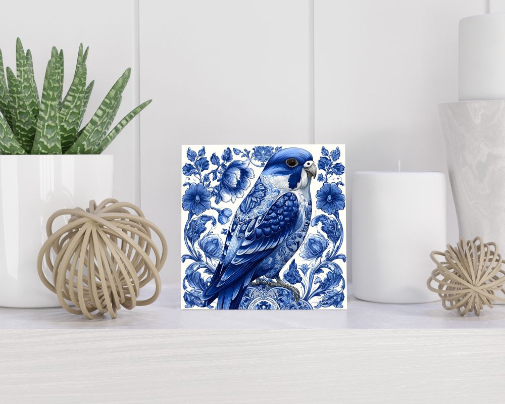Tegel 15X15 Cm Met Delfts Blauw Cadeau Decoratie | Tegeltjes Met Tekst | Tegeltjes Met Spreuken | Collega | Oma | Opa | Pensioen | Mama | Papa | Vriend Tegel 15x15 cm Delfts blauw