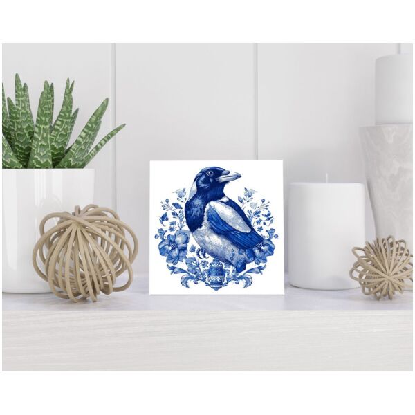 Tegel 15x15 cm Delfts blauw