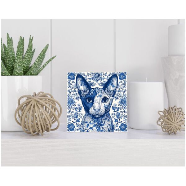 Tegel 15x15 cm Delfts blauw