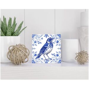 Tegel 15x15 cm Delfts blauw