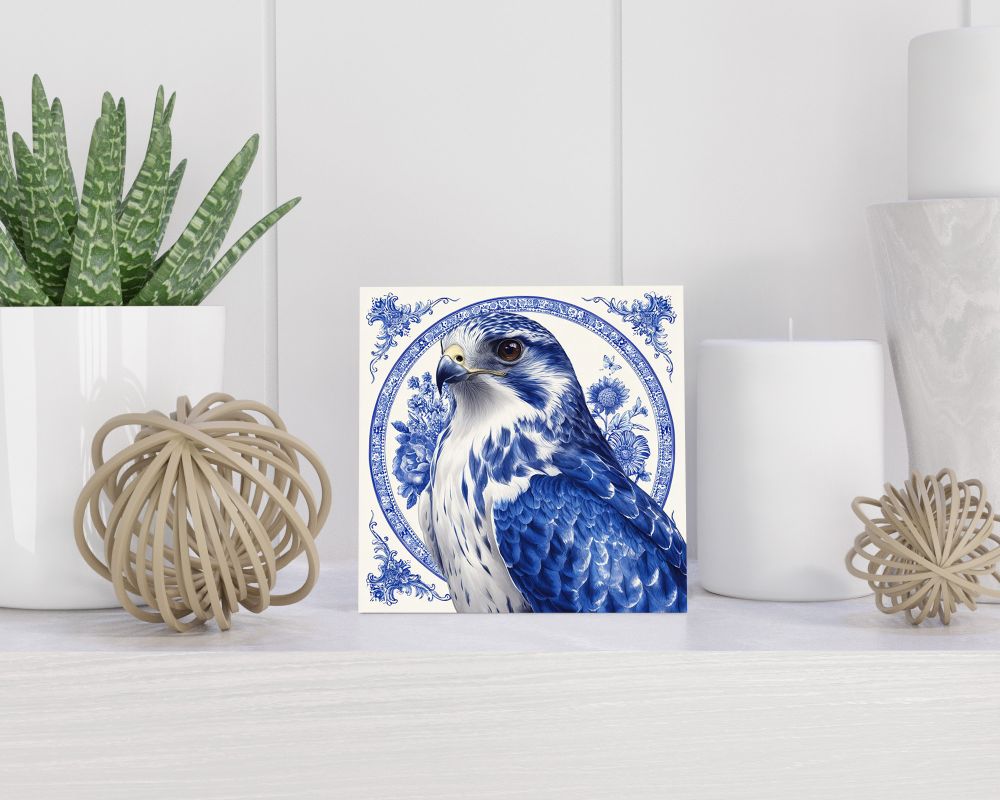 Tegel 15X15 Cm Met Delfts Blauw Cadeau Decoratie | Tegeltjes Met Tekst | Tegeltjes Met Spreuken | Collega | Oma | Opa | Pensioen | Mama | Papa | Vriend Tegel 15x15 cm Delfts blauw