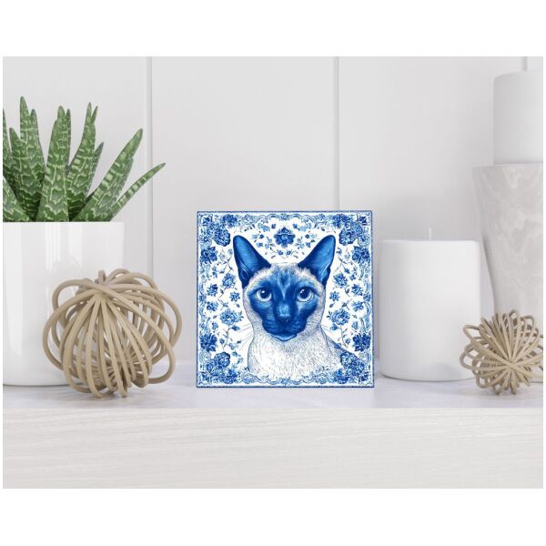 Tegel 15x15 cm Delfts blauw