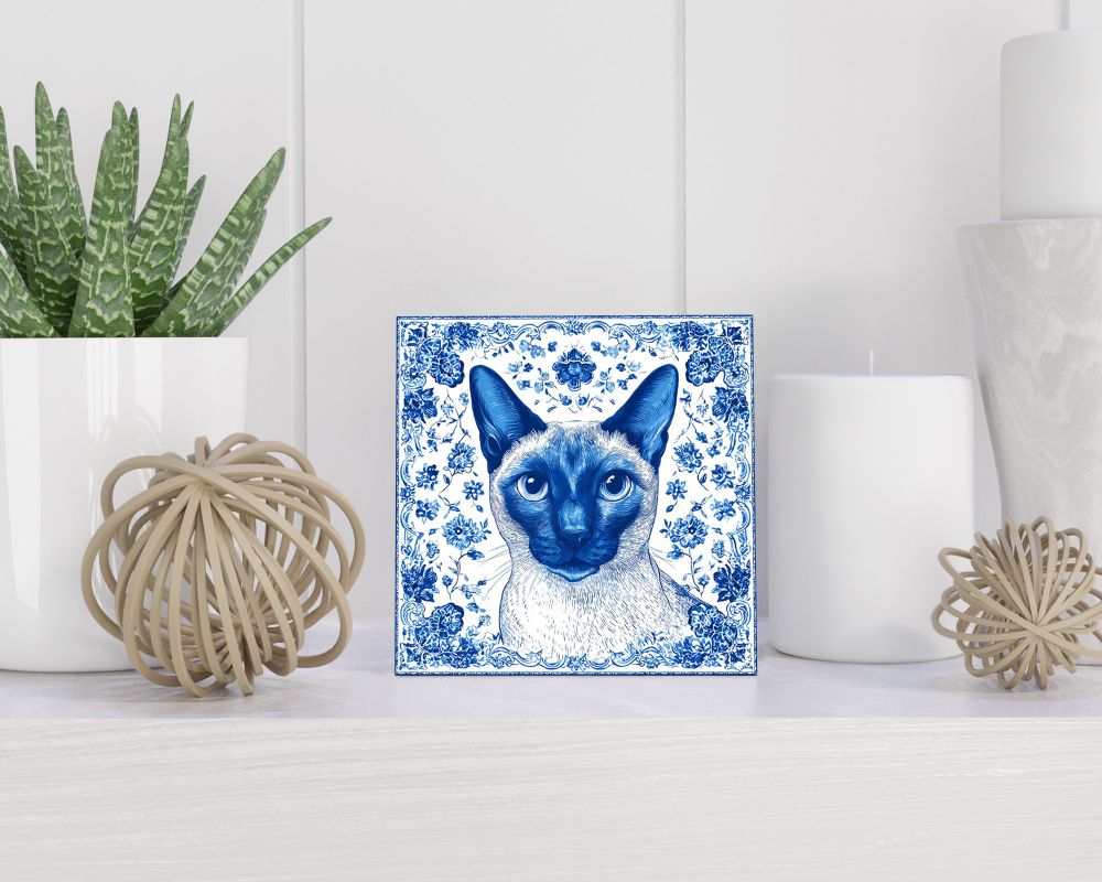 Tegel 15X15 Cm Met Delfts Blauw Cadeau Decoratie | Tegeltjes Met Tekst | Tegeltjes Met Spreuken | Collega | Oma | Opa | Pensioen | Mama | Papa | Vriend Tegel 15x15 cm Delfts blauw