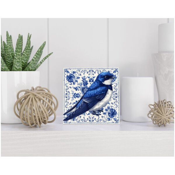 Tegel 15x15 cm Delfts blauw