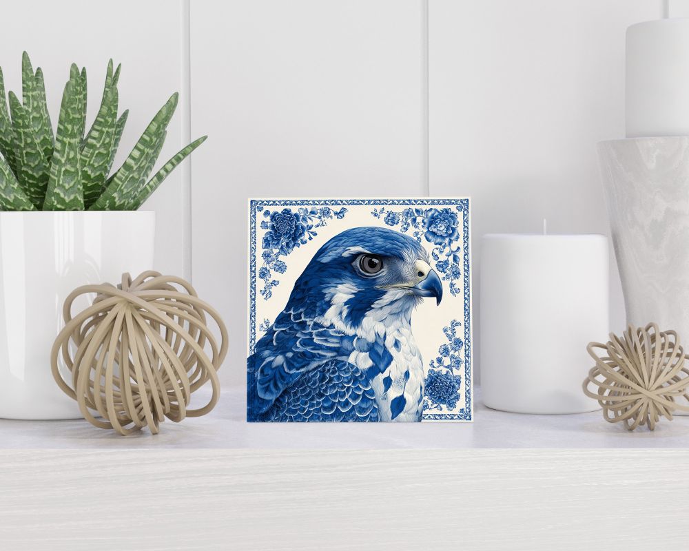 Tegel 15X15 Cm Met Delfts Blauw Cadeau Decoratie | Tegeltjes Met Tekst | Tegeltjes Met Spreuken | Collega | Oma | Opa | Pensioen | Mama | Papa | Vriend Tegel 15x15 cm Delfts blauw