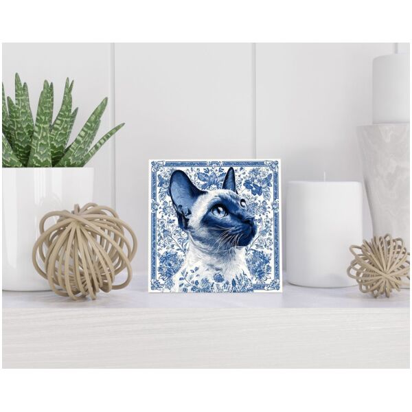 Tegel 15x15 cm Delfts blauw