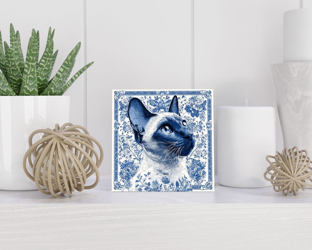 Tegel 15X15 Cm Met Delfts Blauw Cadeau Decoratie | Tegeltjes Met Tekst | Tegeltjes Met Spreuken | Collega | Oma | Opa | Pensioen | Mama | Papa | Vriend Tegel 15x15 cm Delfts blauw