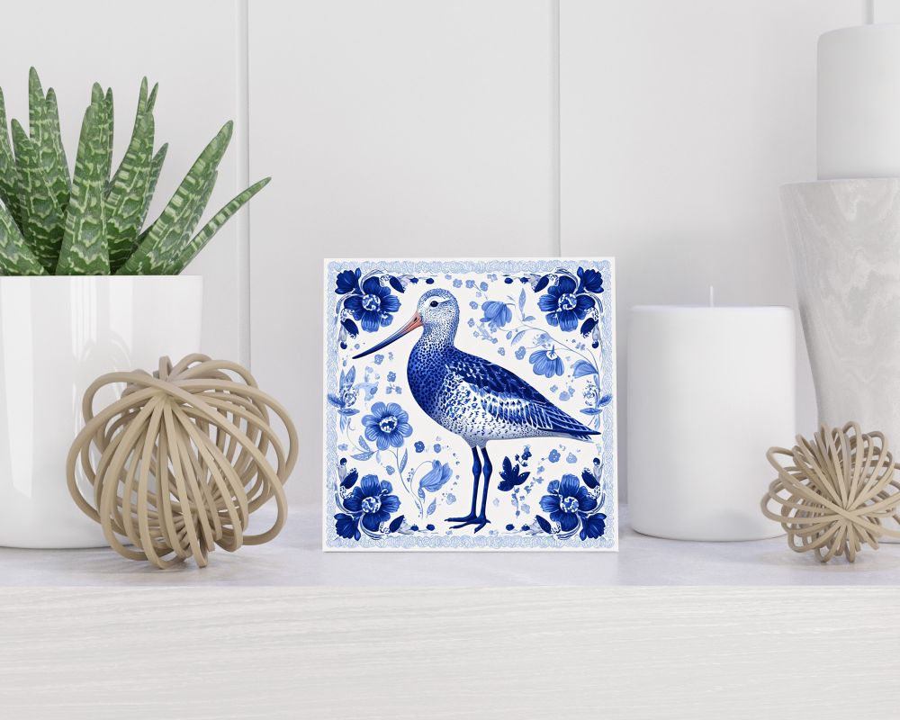 Tegel 15X15 Cm Met Delfts Blauw Cadeau Decoratie | Tegeltjes Met Tekst | Tegeltjes Met Spreuken | Collega | Oma | Opa | Pensioen | Mama | Papa | Vriend Tegel 15x15 cm Delfts blauw