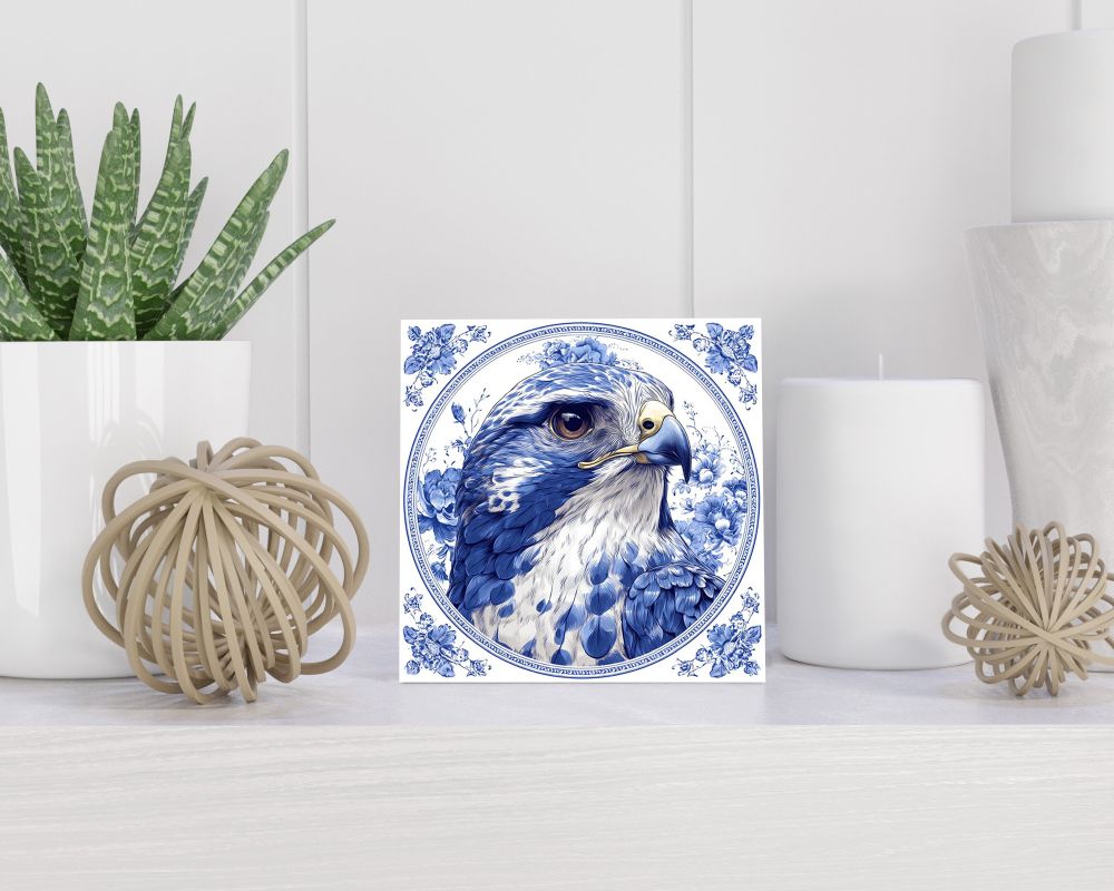 Tegel 15X15 Cm Met Delfts Blauw Cadeau Decoratie | Tegeltjes Met Tekst | Tegeltjes Met Spreuken | Collega | Oma | Opa | Pensioen | Mama | Papa | Vriend Tegel 15x15 cm Delfts blauw