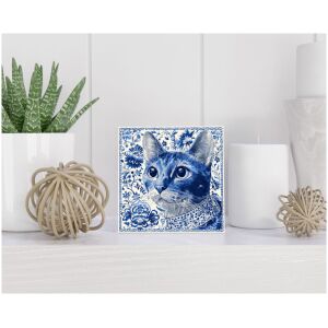 Tegel 15x15 cm Delfts blauw