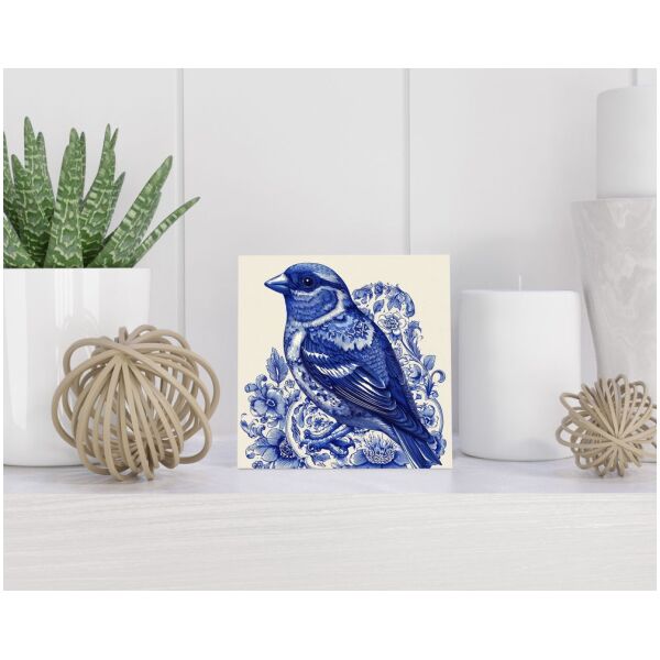 Tegel 15x15 cm Delfts blauw