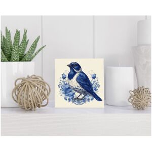 Tegel 15x15 cm Delfts blauw