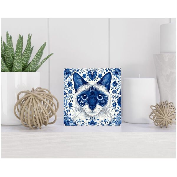 Tegel 15x15 cm Delfts blauw