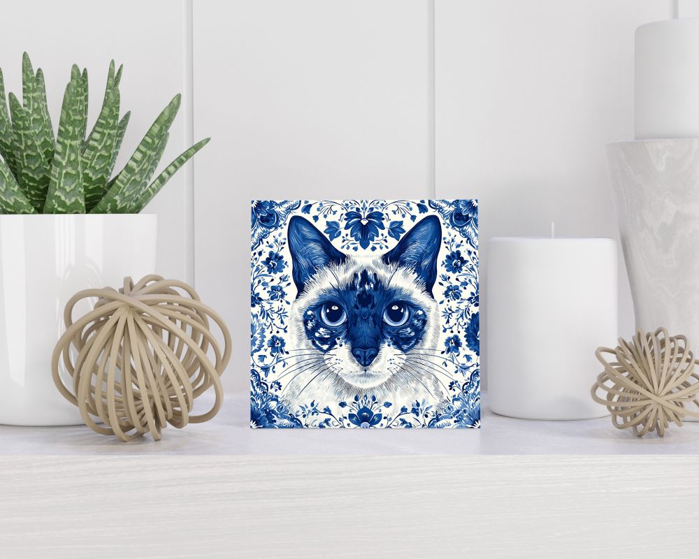Tegel 15X15 Cm Met Delfts Blauw Cadeau Decoratie | Tegeltjes Met Tekst | Tegeltjes Met Spreuken | Collega | Oma | Opa | Pensioen | Mama | Papa | Vriend Tegel 15x15 cm Delfts blauw