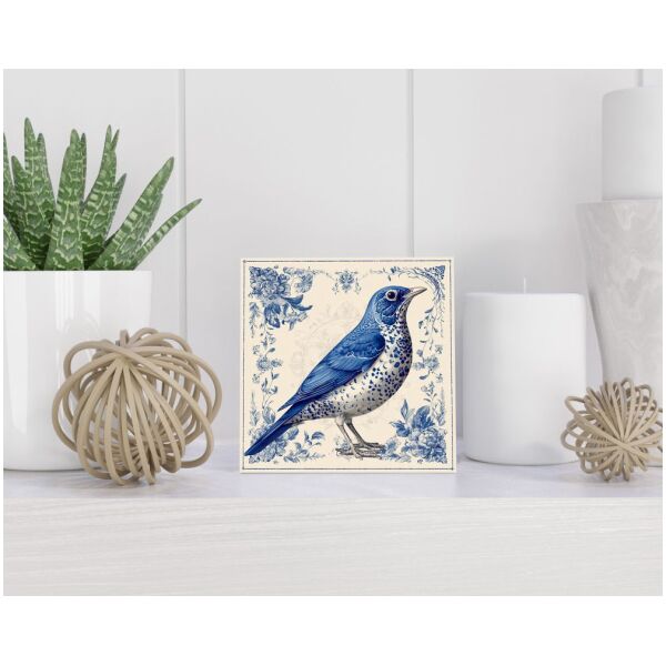 Tegel 15x15 cm Delfts blauw