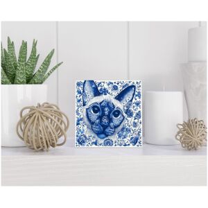 Tegel 15x15 cm Delfts blauw