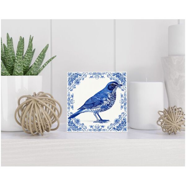 Tegel 15x15 cm Delfts blauw