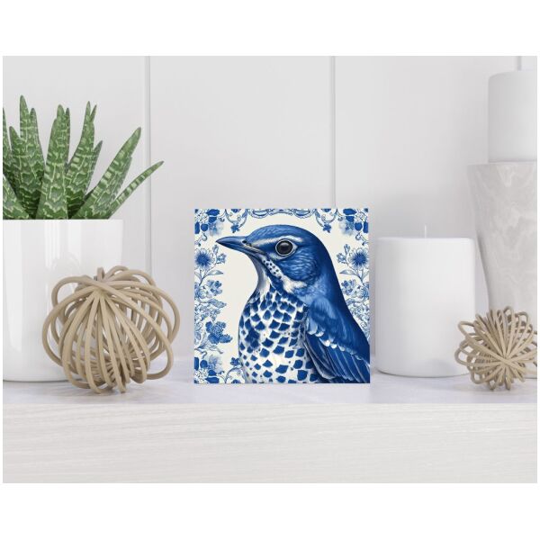 Tegel 15x15 cm Delfts blauw