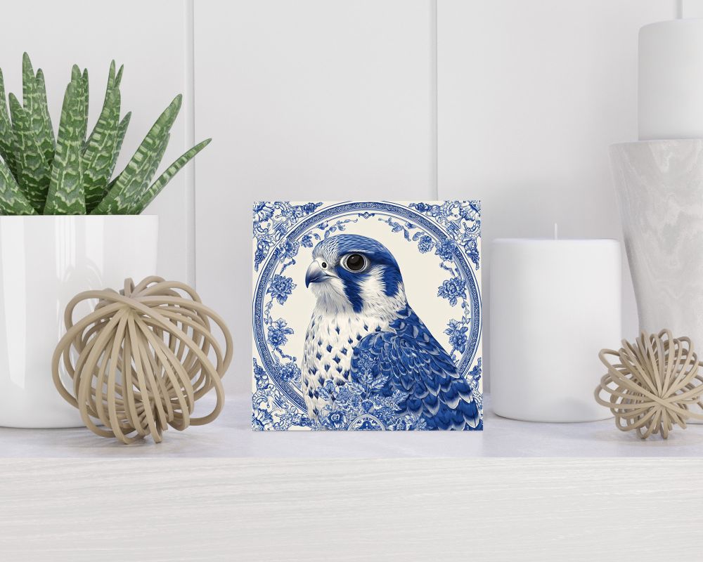 Tegel 15X15 Cm Met Delfts Blauw Cadeau Decoratie | Tegeltjes Met Tekst | Tegeltjes Met Spreuken | Collega | Oma | Opa | Pensioen | Mama | Papa | Vriend Tegel 15x15 cm Delfts blauw