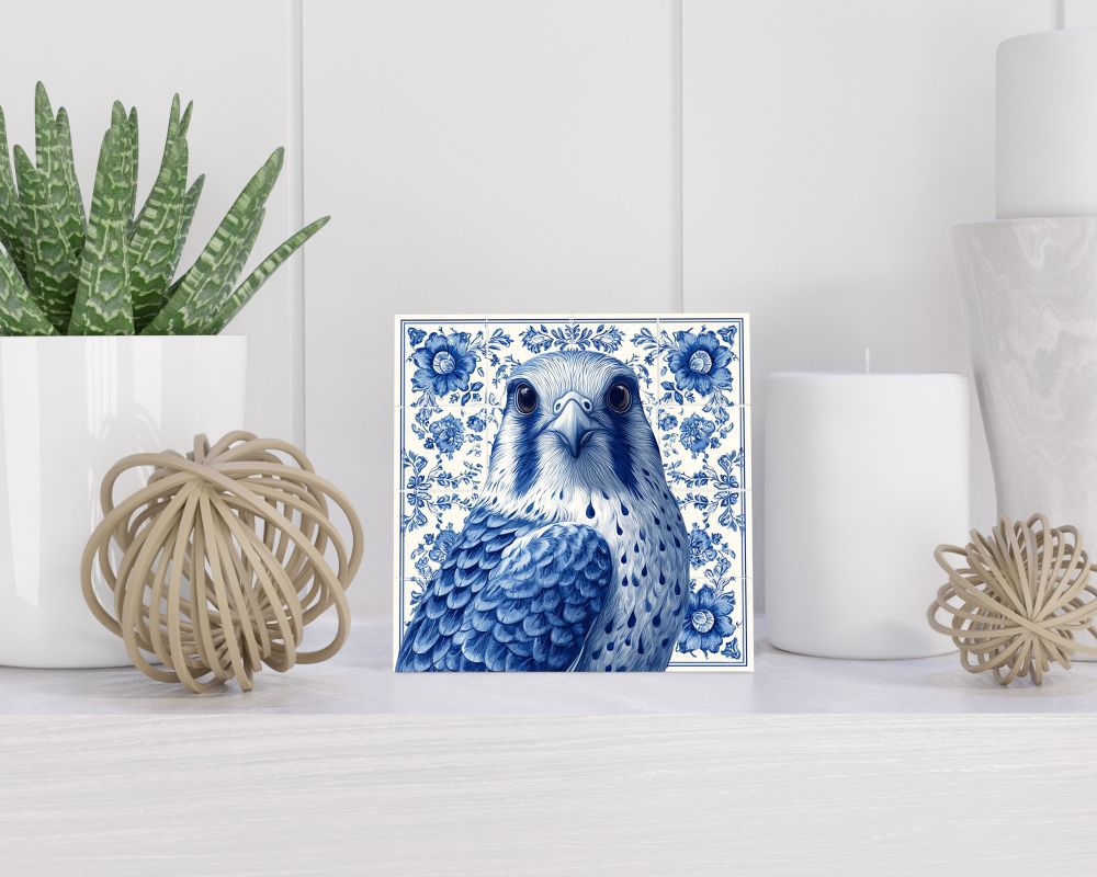 Tegel 15X15 Cm Met Delfts Blauw Cadeau Decoratie | Tegeltjes Met Tekst | Tegeltjes Met Spreuken | Collega | Oma | Opa | Pensioen | Mama | Papa | Vriend Tegel 15x15 cm Delfts blauw
