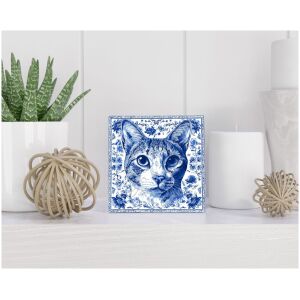 Tegel 15x15 cm Delfts blauw