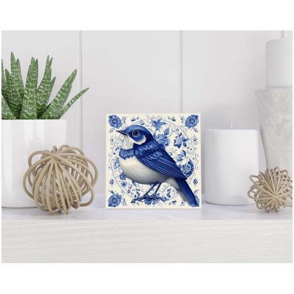 Tegel 15x15 cm Delfts blauw