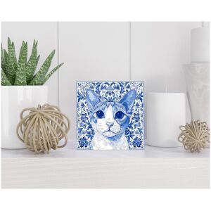 Tegel 15x15 cm Delfts blauw