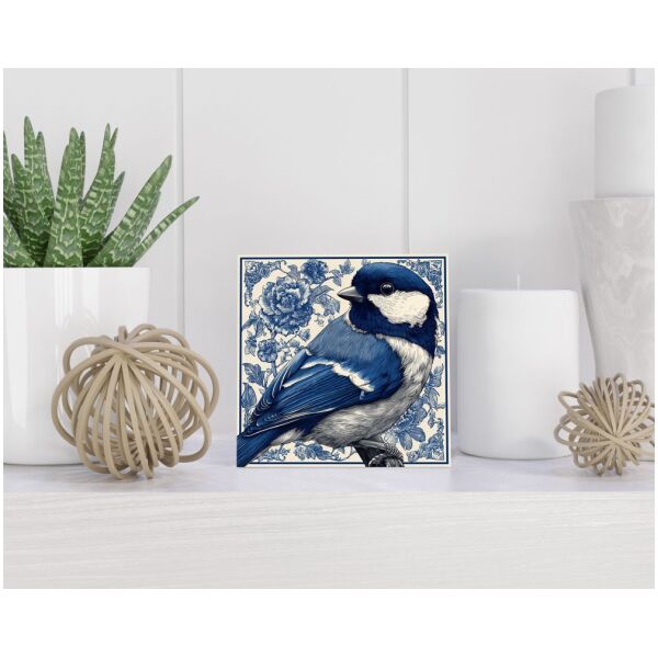 Tegel 15x15 cm Delfts blauw