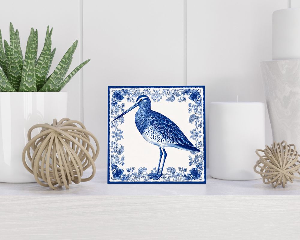 Tegel 15X15 Cm Met Delfts Blauw Cadeau Decoratie | Tegeltjes Met Tekst | Tegeltjes Met Spreuken | Collega | Oma | Opa | Pensioen | Mama | Papa | Vriend Tegel 15x15 cm Delfts blauw