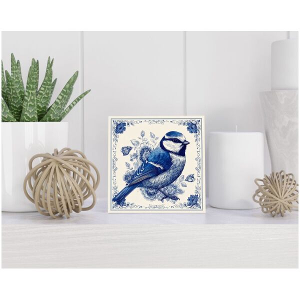 Tegel 15x15 cm Delfts blauw