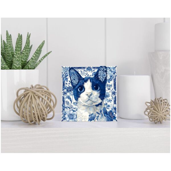 Tegel 15x15 cm Delfts blauw