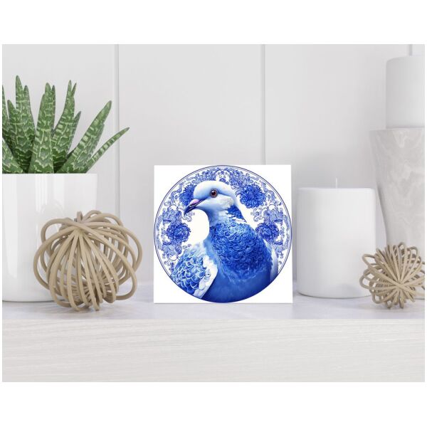 Tegel 15x15 cm Delfts blauw