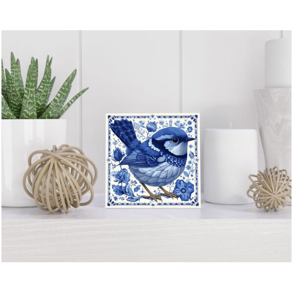 Tegel 15x15 cm Delfts blauw