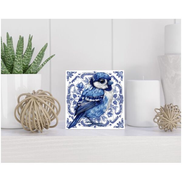 Tegel 15x15 cm Delfts blauw